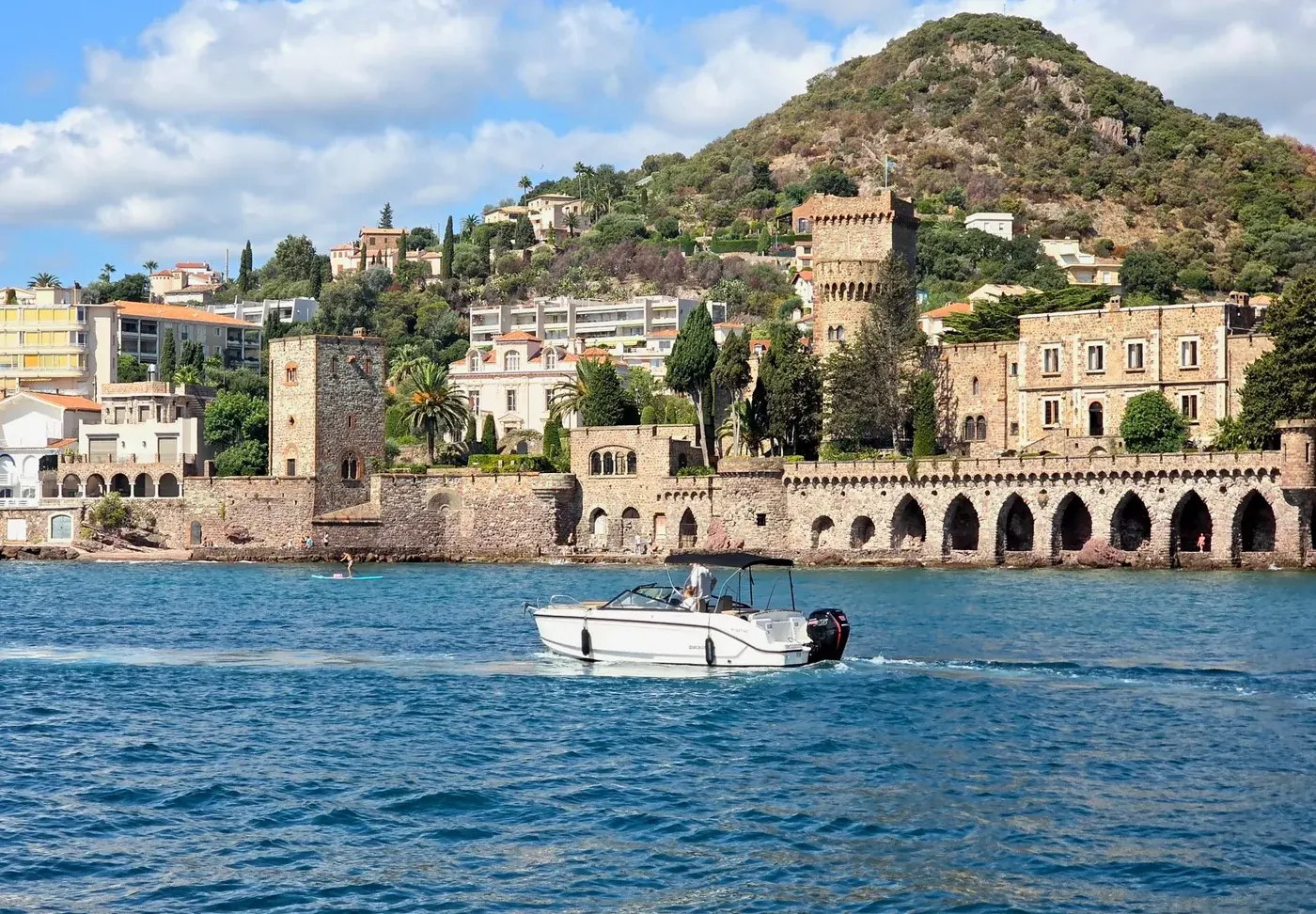 Côte d’Azur depuis la mer